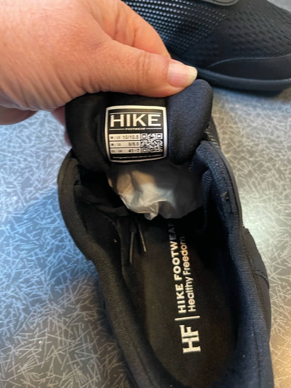 Hike Footwear HF Stride Hands Free Barefoot Shoes Black Women 10 Men 8 NWT - Picture 7 of 13
